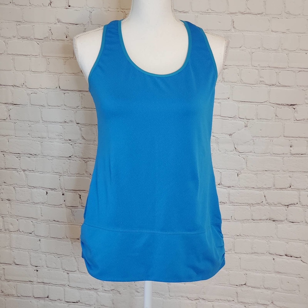 kirkland Signature Blue Sleeveless Top L I0174